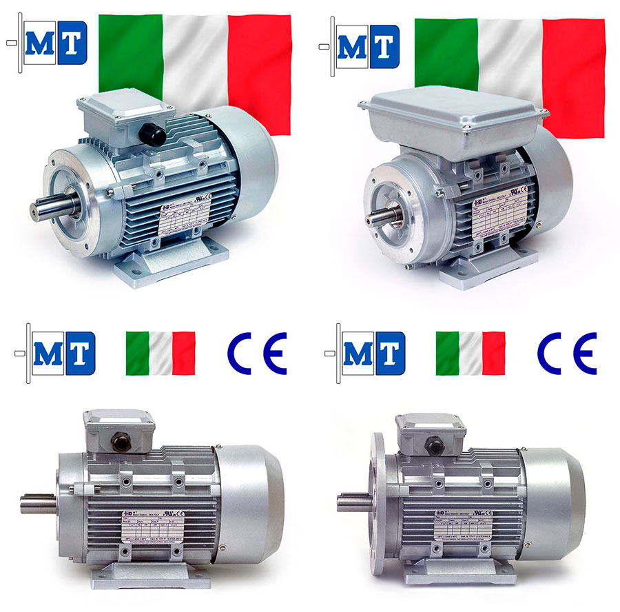 Электродвигатели трехфазные и однофазные MT Motori Elettrici